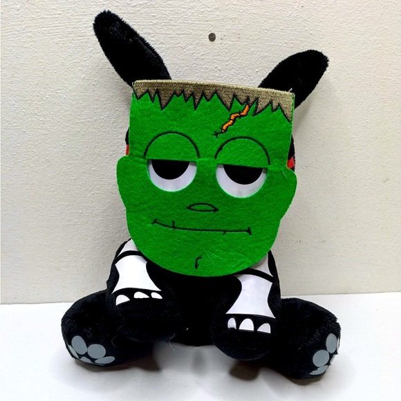 Skelanimals Jack Rabbit Bunny Skeleton Frankenstein Plush Halloween NWOT - Picture 1 of 11